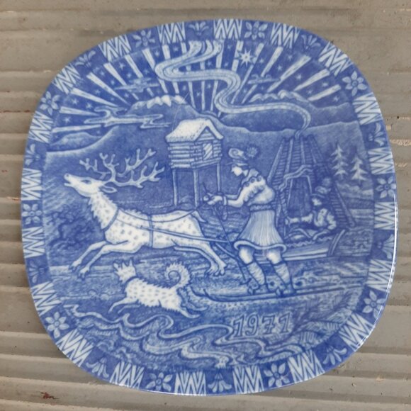1971 Julen Rorstrand Christmas Plate - Picture 2 of 7